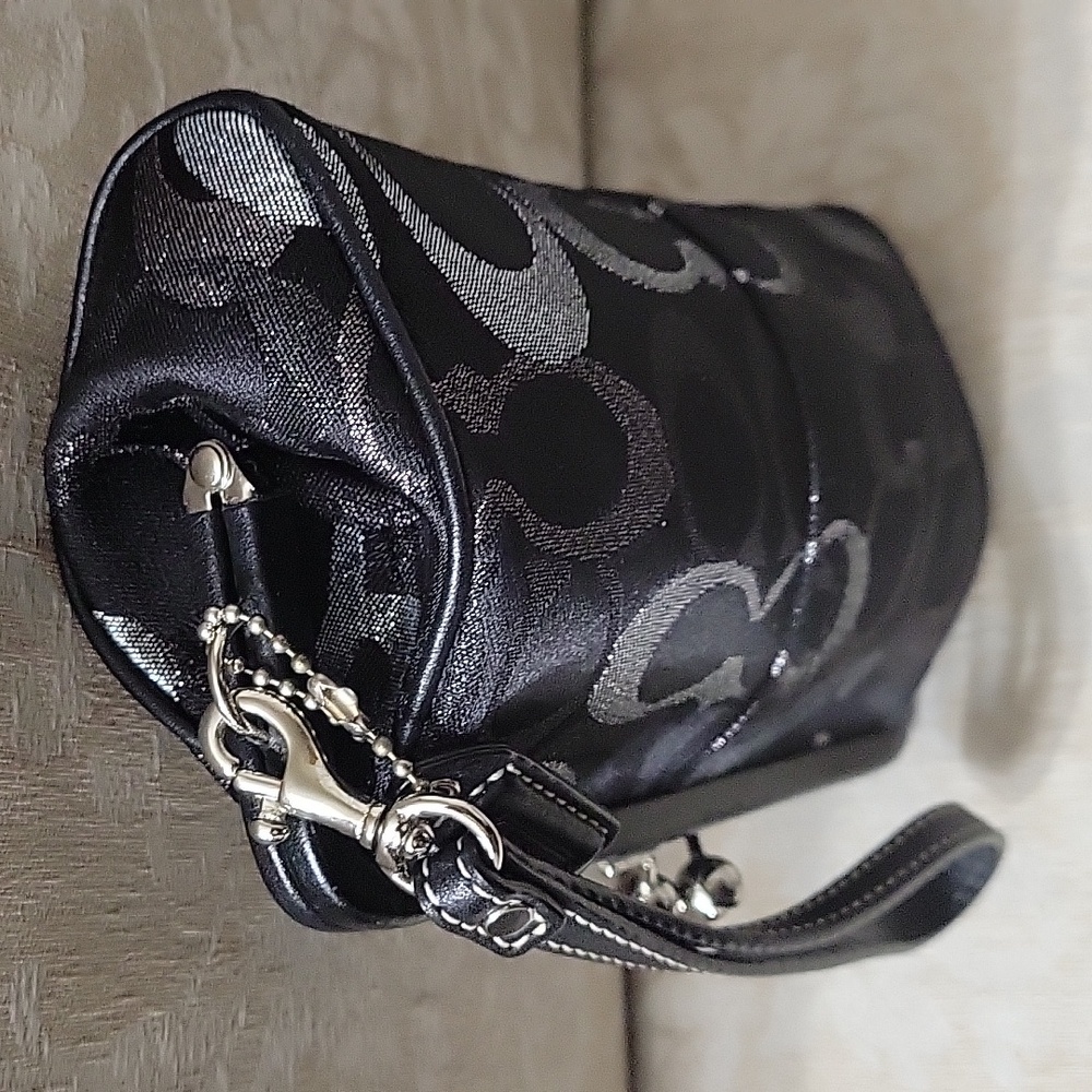 Coach Optic Mini 2007 Signature C Kisslock Wristlet View 5